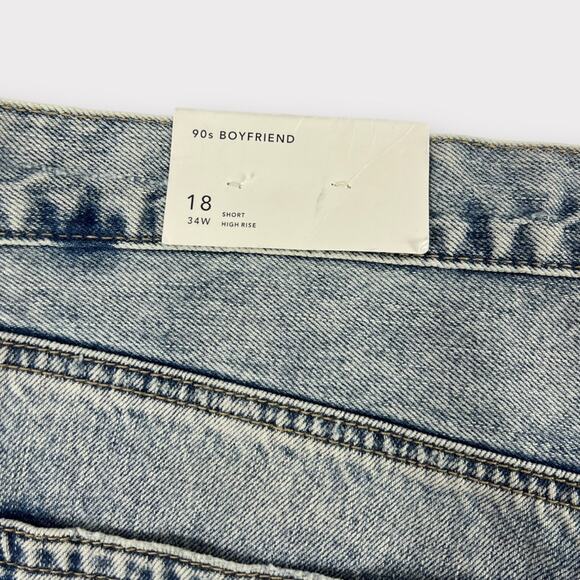 American Eagle 90s Boyfriend Jean Size 18 Short NEW - Picture 5 of 10